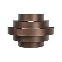 QAZQA Moderne Wandleuchte Bronze inkl. LED 3-Stufen-Dimmbar - Lines