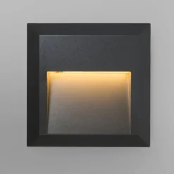 QAZQA Moderne Wandleuchte dunkelgrau inkl. LED - Gem 2