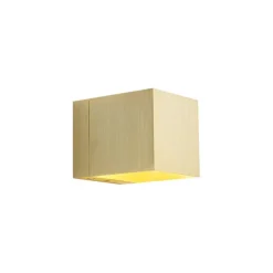 QAZQA Moderne Wandleuchte Gold inkl. LED und Touch-Dimmer Wiederaufladbar - Joris