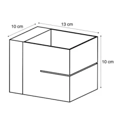 QAZQA Moderne Wandleuchte schwarz mit goldener Innenseite inkl. LED und Touch-Dimmer wiederaufladbar - Joris Groove