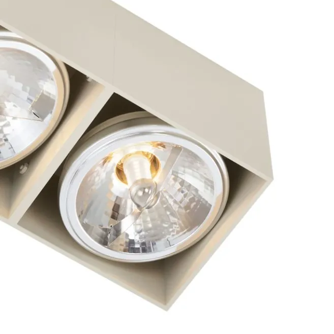 Kinder QAZQA Moderne Wandstrahler Beige G9 verstellbar 2-flammig - Box