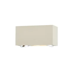 Kinder QAZQA Moderne Wandstrahler Beige G9 verstellbar 2-flammig - Box