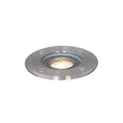 QAZQA Moderner Außen-Bodenstrahler aus Stahl 35 mm verstellbar IP65 - Delux