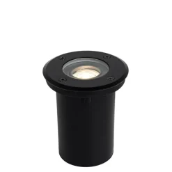 QAZQA Moderner Außen-Bodenstrahler schwarz 35 mm verstellbar IP65 - Delux