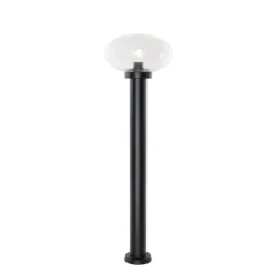 QAZQA Moderner Außenpfosten schwarz 100 cm - Elly