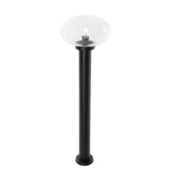 QAZQA Moderner Außenpfosten schwarz 100 cm - Elly