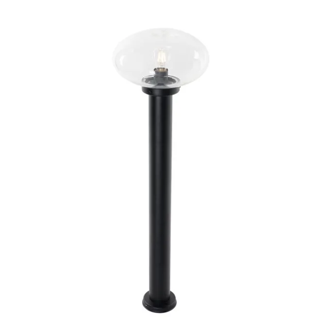 QAZQA Moderner Außenpfosten schwarz 100 cm - Elly