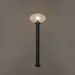 QAZQA Moderner Außenpfosten schwarz 100 cm - Elly