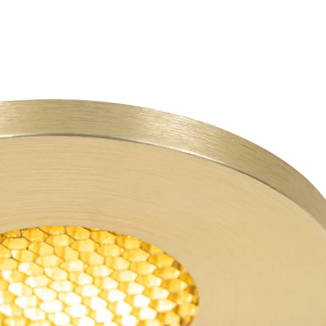 QAZQA Moderner Badezimmer-Einbaustrahler Gold IP54 – Shed Honey