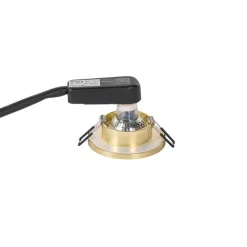 QAZQA Moderner Badezimmer-Einbaustrahler Gold IP54 – Shed Honey