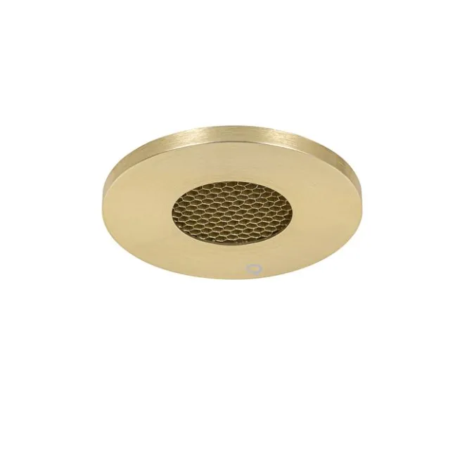 QAZQA Moderner Badezimmer-Einbaustrahler Gold IP54 – Shed Honey