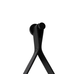 QAZQA Moderner Badezimmerspiegel schwarz inkl. LED und Touchdimmer - Pien