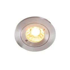 QAZQA Moderner Einbau-Spot-Aluminium IP44 - Xena Round