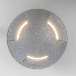 QAZQA Moderner Outdoor Bodenstrahler grau mit Deckel inkl. LED IP67 - Ceci