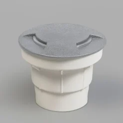 QAZQA Moderner Outdoor Bodenstrahler grau mit Deckel inkl. LED IP67 - Ceci