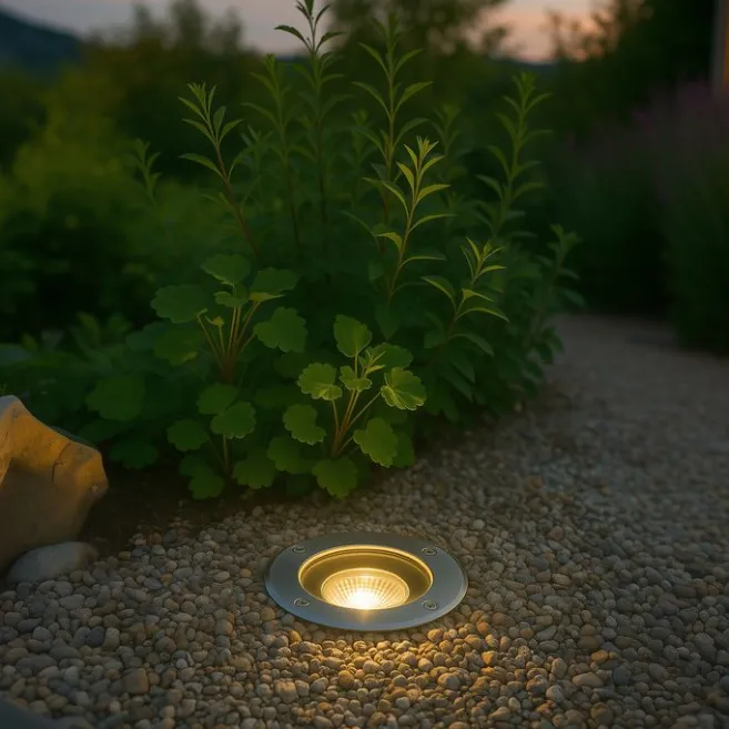 QAZQA Moderner Outdoor-Bodenstrahler Stahl verstellbar IP65 - Delux