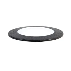 QAZQA Moderner runder Bodenstrahler für den Außenbereich in Schwarz – Ceci