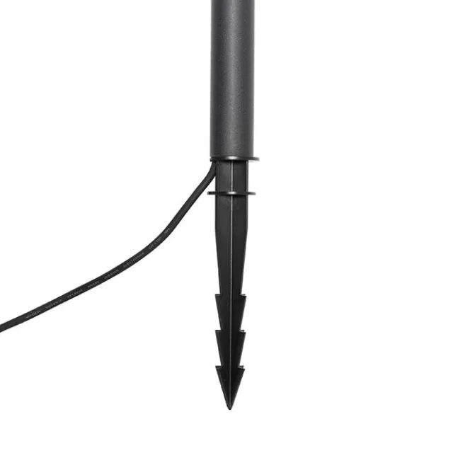 QAZQA Moderner Spießspot schwarz inkl. LED IP54 - Skyf