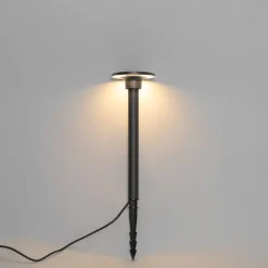 QAZQA Moderner Spießspot schwarz inkl. LED IP54 - Skyf