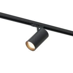 QAZQA Professional Moderner Strahler schwarz für 1-Phasen-Schienensystem - Iconic Mark