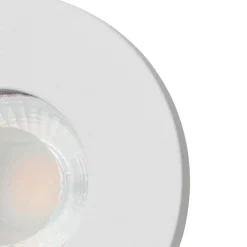 QAZQA Modernes Bad Einbau Spot weiß IP54 - Schuppen