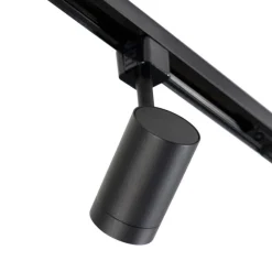 Kinder QAZQA Modernes 1-Phasen-Schienensystem mit 10 Spots schwarz - Jeana