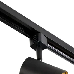 Kinder QAZQA Modernes 1-Phasen-Schienensystem mit 10 Spots schwarz - Jeana