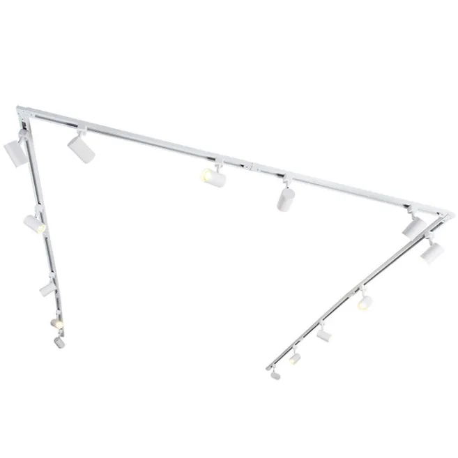 Kinder QAZQA Modernes Schienensystem weiß mit 14 Spots 1-phasig - Jeana