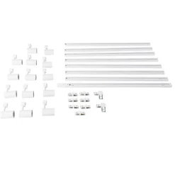 Kinder QAZQA Modernes Schienensystem weiß mit 14 Spots 1-phasig - Jeana