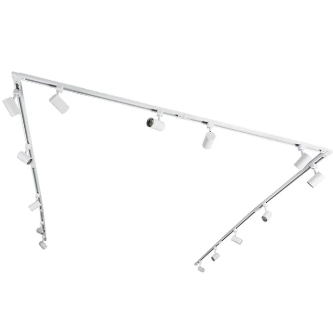 Kinder QAZQA Modernes Schienensystem weiß mit 14 Spots 1-phasig - Jeana