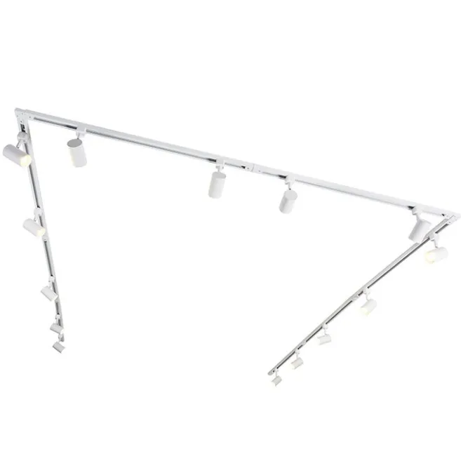Kinder QAZQA Modernes Schienensystem weiß mit 14 Spots 1-phasig - Jeana