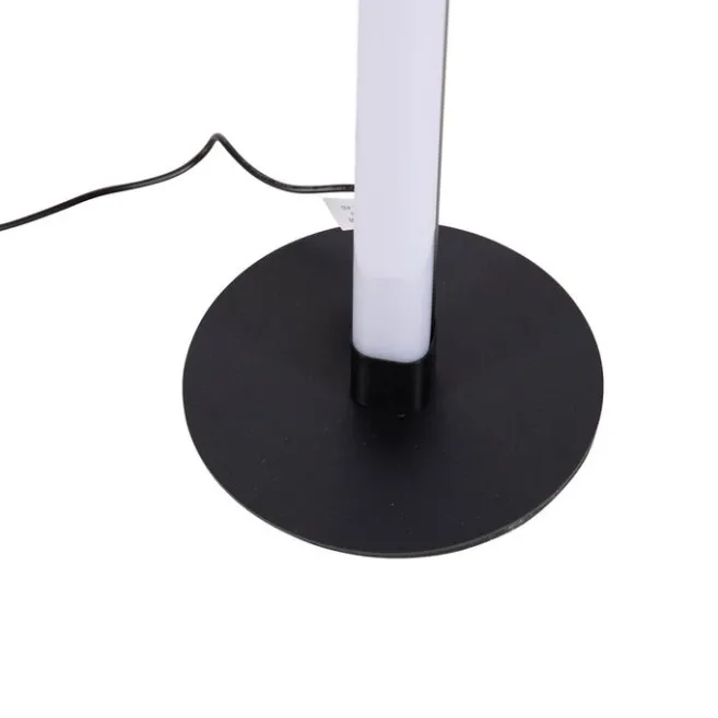 Trio Leuchten Neon Tischleuchte schwarz inkl. dimmbarem RGB-LED - Tijs