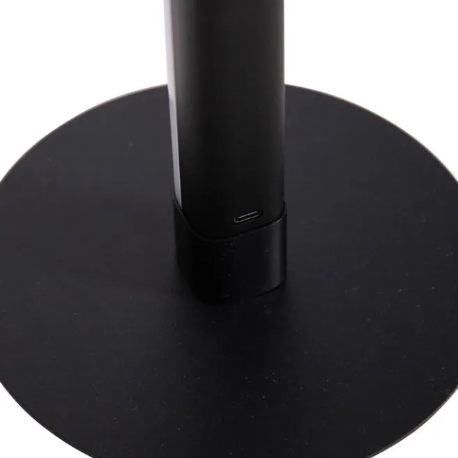 Trio Leuchten Neon Tischleuchte schwarz inkl. dimmbarem RGB-LED - Tijs