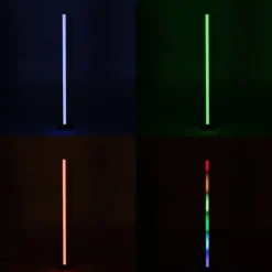 Trio Leuchten Neon Tischleuchte schwarz inkl. dimmbarem RGB-LED - Tijs