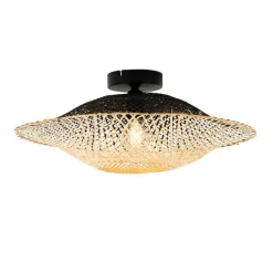 QAZQA Orientalische Außendeckenleuchte Bambus 50 cm IP44 - Rina