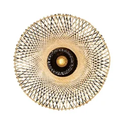 QAZQA Orientalische Außendeckenleuchte Bambus 50 cm IP44 - Rina