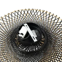 QAZQA Orientalische Außendeckenleuchte Bambus 50 cm IP44 - Rina