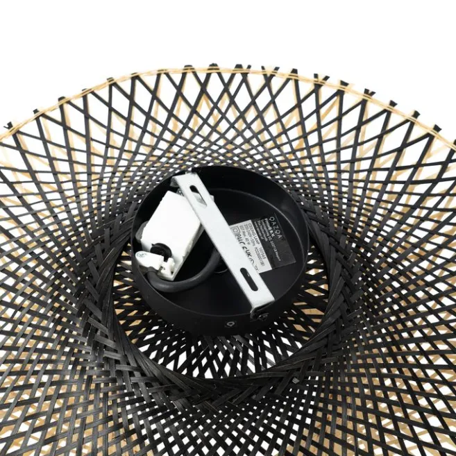 QAZQA Orientalische Außendeckenleuchte Bambus 50 cm IP44 - Rina