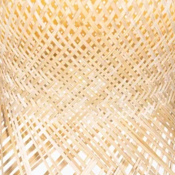 QAZQA Orientalische Außenhängelampe aus Bambus IP44 - Carlos