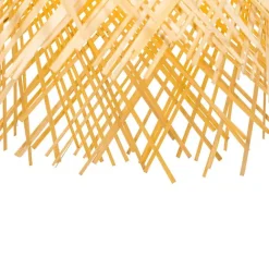 QAZQA Orientalische Außenhängelampe aus Bambus IP44 - Carlos