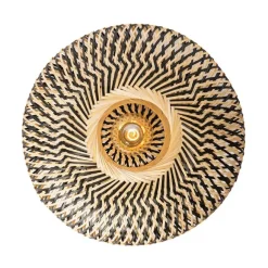 Kinder QAZQA Orientalische Deckenlampe schwarzer Bambus 50 cm - Ostrava