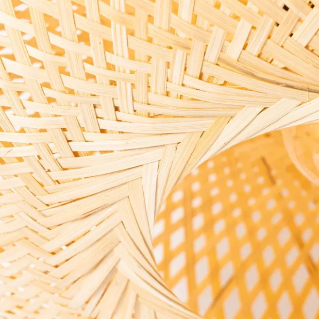 Kinder QAZQA Orientalische Deckenlampe Bambus 40 cm - Ostrava