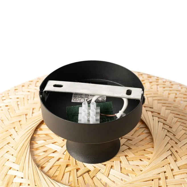 Kinder QAZQA Orientalische Deckenlampe Bambus 40 cm - Ostrava