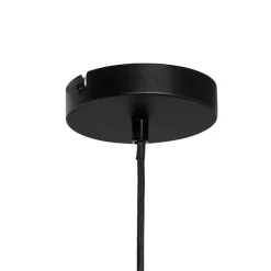 Kinder QAZQA Orientalische Hängelampe braun Stoff 48 cm - Rob