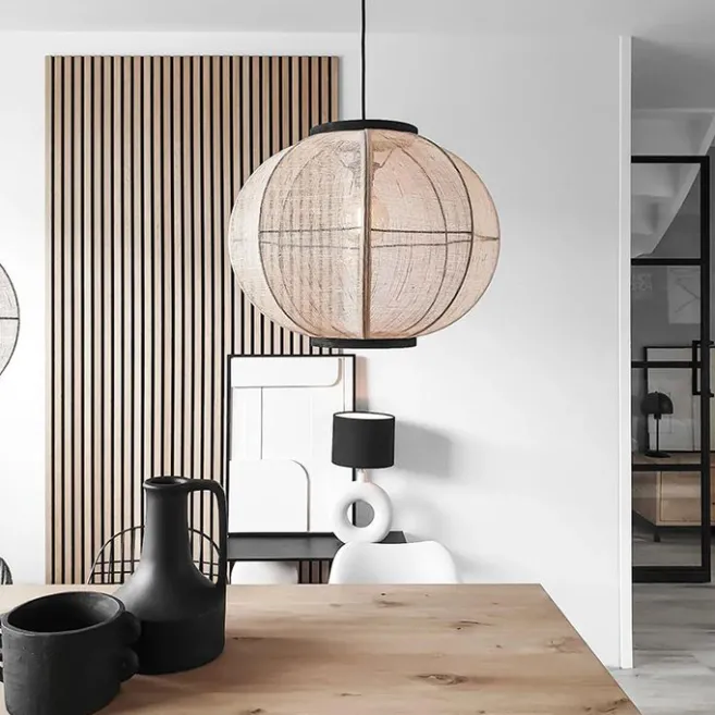 Kinder QAZQA Orientalische Hängelampe braun Stoff 48 cm - Rob