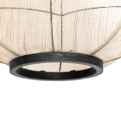 Kinder QAZQA Orientalische Hängelampe braun Stoff 48 cm - Rob