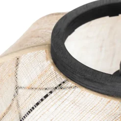 Kinder QAZQA Orientalische Hängelampe braun Stoff 48 cm - Rob