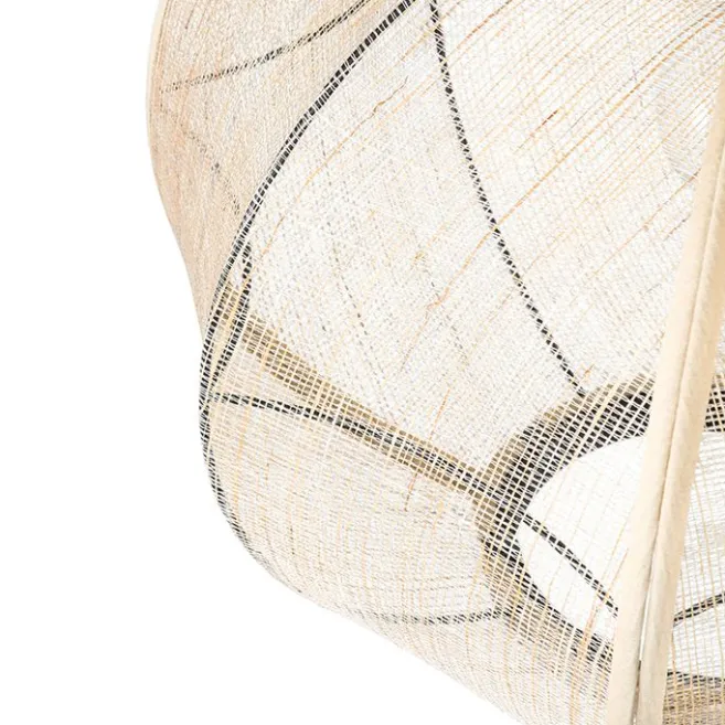 Kinder QAZQA Orientalische Hängelampe braun Stoff 48 cm - Rob