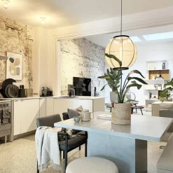 Kinder QAZQA Orientalische Hängelampe braun Stoff 46 cm - Rob