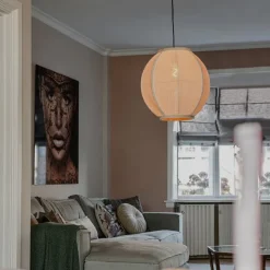 Kinder QAZQA Orientalische Hängelampe Naturstoff 46 cm - Rob